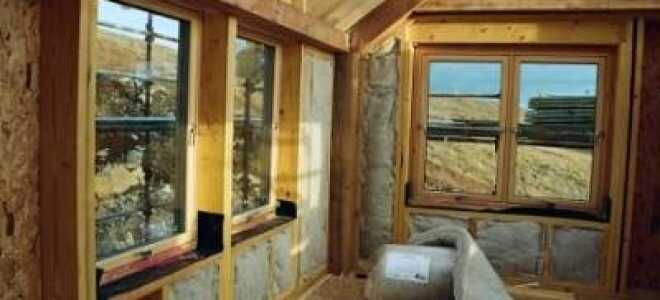 Утепление каркасного дома снаружи и внутри