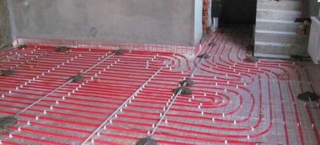 Монтаж теплого пола с газовым котлом пошагово